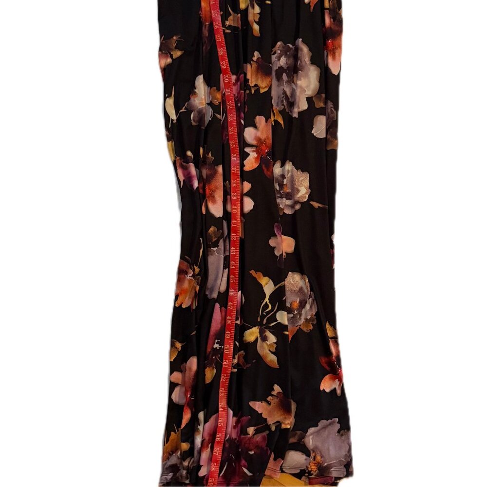 SLNY Floral Halter Maxi Dress | Size 12 | Sleeveless - Picture 9 of 9